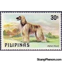 Philippines 1979 Afghan Hound (Canis lupus familiaris)-Stamps-Philippines-Mint-StampPhenom