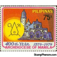 Philippines 1979 Archdiocese of Manila - 400th anniv.-Stamps-Philippines-Mint-StampPhenom