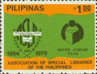 Philippines 1979 Association of Special Libraries - 25th Anniversary-Stamps-Philippines-Mint-StampPhenom