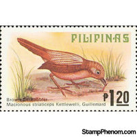 Philippines 1979 Brown Tit-babbler (Macronus striaticeps)-Stamps-Philippines-Mint-StampPhenom