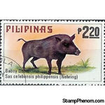 Philippines 1979 Celebes Warty Pig (Sus verrucosus celebensis)-Stamps-Philippines-Mint-StampPhenom