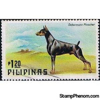 Philippines 1979 Doberman Pinscher (Canis lupus familiaris)-Stamps-Philippines-Mint-StampPhenom