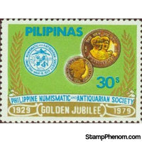 Philippines 1979 Emblem and coins-Stamps-Philippines-Mint-StampPhenom