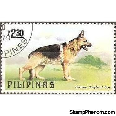 Philippines 1979 German Shepherd (Canis lupus familiaris)-Stamps-Philippines-Mint-StampPhenom