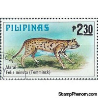 Philippines 1979 Leopard Cat (Prionailurus bengalensis ssp. minutus)-Stamps-Philippines-Mint-StampPhenom