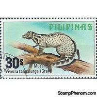 Philippines 1979 Malay Civet (Viverra tangalunga)-Stamps-Philippines-Mint-StampPhenom