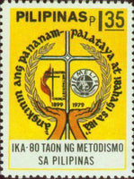 Philippines 1979 Methodism in the Philippines - 80th anniv.-Stamps-Philippines-Mint-StampPhenom