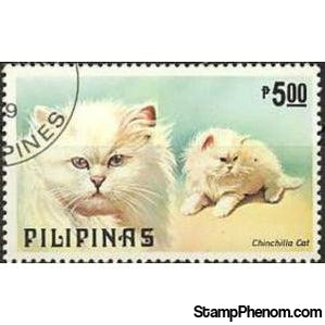 Philippines 1979 Persian Chinchilla (Felis silvestris catus)-Stamps-Philippines-Mint-StampPhenom