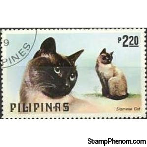 Philippines 1979 Siamese Cat (Felis silvestris catus)-Stamps-Philippines-Mint-StampPhenom