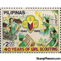 Philippines 1980 Girl Scouts of the Philippines - 40th anniv.-Stamps-Philippines-Mint-StampPhenom