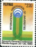 Philippines 1980 International Association of Universities badge-Stamps-Philippines-Mint-StampPhenom