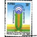 Philippines 1980 International Association of Universities badge-Stamps-Philippines-Mint-StampPhenom