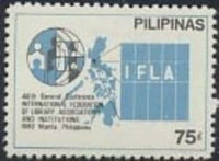 Philippines 1980 Intl. federation of library associations and institutions-Stamps-Philippines-Mint-StampPhenom