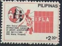 Philippines 1980 Intl. federation of library associations and institutions-Stamps-Philippines-Mint-StampPhenom