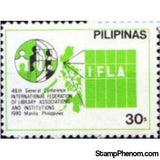 Philippines 1980 Intl. federation of library associations and institutions-Stamps-Philippines-Mint-StampPhenom