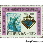 Philippines 1980 Knights of Columbus - 75th anniv.-Stamps-Philippines-Mint-StampPhenom