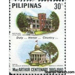 Philippines 1980 MacArthur’s birthplace (Little Rock)-Stamps-Philippines-Mint-StampPhenom