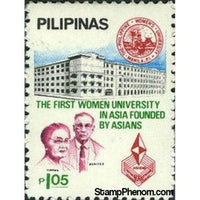 Philippines 1980 Philippines womenâ€™s university, 75th anniversary-Stamps-Philippines-Mint-StampPhenom