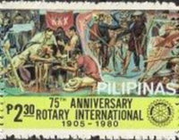 Philippines 1980 Rotary International - 75th anniv.-Stamps-Philippines-Mint-StampPhenom