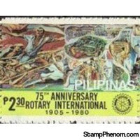 Philippines 1980 Rotary International - 75th anniv.-Stamps-Philippines-Mint-StampPhenom