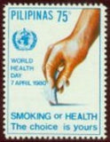 Philippines 1980 World Health Day (Anti-Smoking)-Stamps-Philippines-Mint-StampPhenom