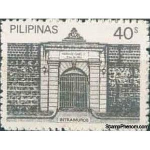 Philippines 1981 Intramuros gate, Manila-Stamps-Philippines-Mint-StampPhenom