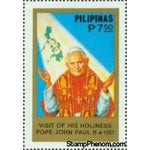 Philippines 1981 Pope John Paul II (1920-2005), Map of the Philippines-Stamps-Philippines-Mint-StampPhenom