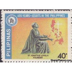 Philippines 1981 St. Ignatius Loyola, founder of Jesuit Order-Stamps-Philippines-Mint-StampPhenom