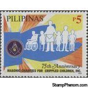 Philippines 1999 Masonic Charities Anniversary-Stamps-Philippines-Mint-StampPhenom