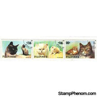 Philippines Cats , 3 stamps