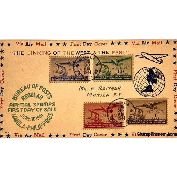 Philippines First Day Cover, June 30, 1941-StampPhenom
