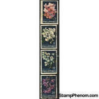 Philippines Flowers Imperf , 4 stamps