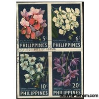 Philippines Flowers Imperf Sheet , 1 stamp