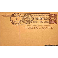 Philippines Postal Card, November 1, 1952-StampPhenom