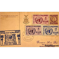 Philippines Postal Card, November 24, 1947, 3a-StampPhenom