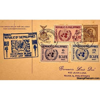 Philippines Postal Card, November 24, 1947, 6a-StampPhenom