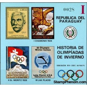 Paraguay 1972 Pierre de Coubertin (1863-1937)