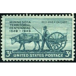 United States of America 1949 Pioneer and Red River Cart