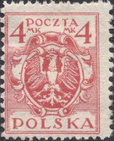 Poland 1920 - 1921 Definitives - Eagle on Shield-Stamps-Poland-StampPhenom