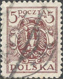 Poland 1920 - 1921 Definitives - Eagle on Shield-Stamps-Poland-StampPhenom