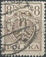 Poland 1920 - 1921 Definitives - Eagle on Shield-Stamps-Poland-StampPhenom