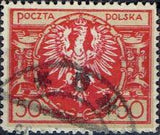Poland 1921 -1922 Definitives - Eagle on Large Shield-Stamps-Poland-StampPhenom