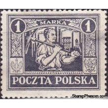 Poland 1922 Definitives - Silesian Miner