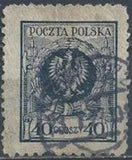 Poland 1924 Definitives - Eagle in Laurel Wreath-Stamps-Poland-StampPhenom
