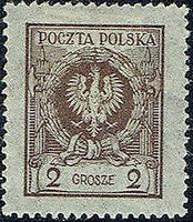 Poland 1924 Definitives - Eagle in Laurel Wreath-Stamps-Poland-StampPhenom