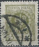 Poland 1924 Definitives - Eagle in Laurel Wreath-Stamps-Poland-StampPhenom