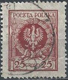 Poland 1924 Definitives - Eagle in Laurel Wreath-Stamps-Poland-StampPhenom