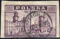 Poland 1945 Warsaw, before and after WW II-Stamps-Poland-StampPhenom