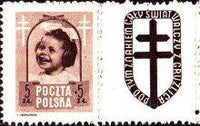 Poland 1948 Tuberculosis Control-Stamps-Poland-StampPhenom