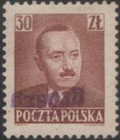 Poland 1950 Boleslaw Bierut - Values in Zloty-Stamps-Poland-StampPhenom